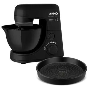 Batedeira Planetária Deluxe com Forma Rochedo Preta 220V KT01 Arno