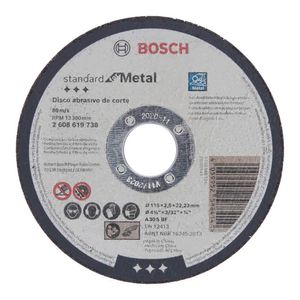 Disco Corte 115mm 2608619738 Bosch