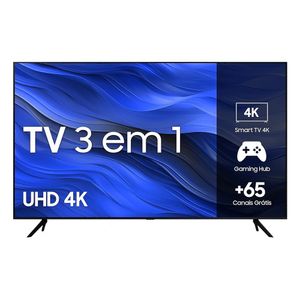 Smart TV LED 4K 50" 3 em 1 UN50CU7700GXZD Samsung