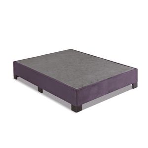 Box Casal 138 x 188 x 25 cm Suede Berinjela Kappesberg