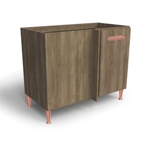 Balcão de canto 98 cm Nogal F717 Kappesberg