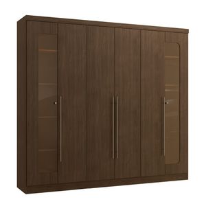 Guarda roupa 6 portas Jacarandá H546 Kappesberg