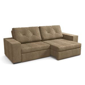 Estofado Master 4 Lugares Suede Caramelo Kappesberg