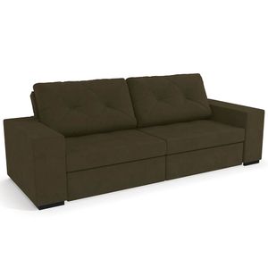 Estofado Master 4 Lugares Suede Café Kappesberg