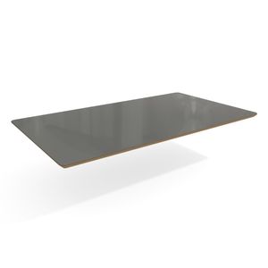 Tampo de Vidro Mesa 160 x 90cm Freijó/Inox TA26 Kappesberg