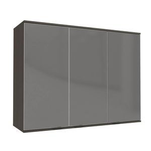 Aéreo 120 cm Nox Onix/Steel Vidro H787 Kappesbeg