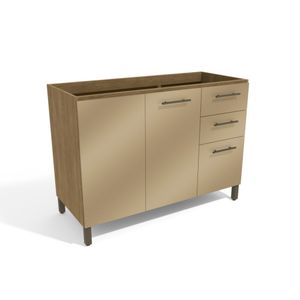 Balcão 120 cm Freijó/Champagne H725 Kappesberg