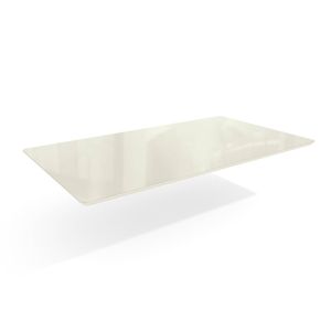 Tampo de Vidro Mesa 180 x 90cm Off White TA45 Kappesberg