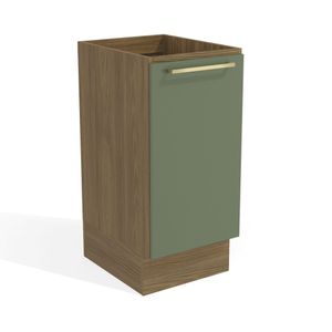 Balcão 40 cm Botanic Nogueira/Verde Oliva M621 Kappesberg