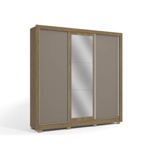 Guarda roupa 3 portas Nogueira/Fendi CB1PM570 Kappesberg