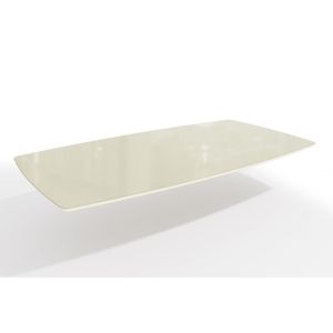 Tampo de Vidro Mesa 170 x 90cm Off White TA52 Kappesberg