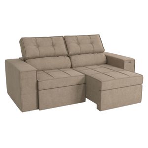 Estofado Lanus 3 Lugares Linho Fendi Kappesberg