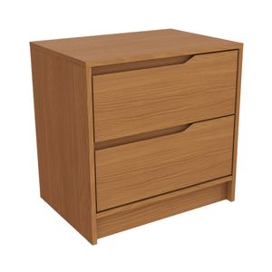 Mesa de Cabeceira 2 Gavetas Canela R261 Kappesberg