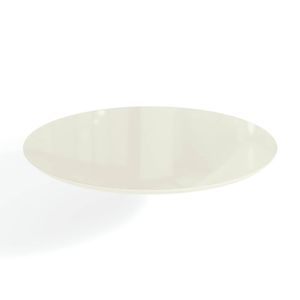Tampo de Vidro Mesa Redonda 105 cm Off White TA43 Kappesberg