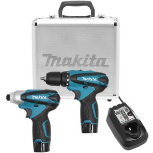 Kit Parafusadeira + Furadeira 12V LCT204 Makita