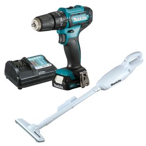 Combo Parafusadeira Furadeira Impacto + Aspirador 12V Makita