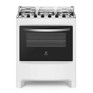 Fogão 5 Bocas Branco 76LBU Electrolux