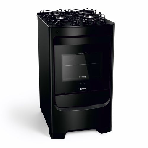 Fogão 4 bocas Preto CFO4VBEUNA Consul