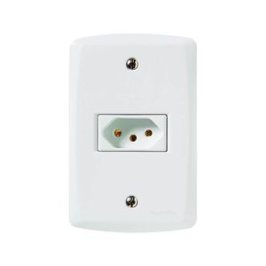 Conjunto 1 Tomada 10A Lux² Branco 57145/010 Tramontina