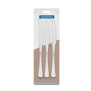 Jogo de facas de mesa 3 peças Inox 66945/181 Tramontina
