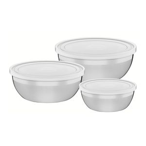 Jogo de Potes 3 peças Freezinox Inox 64220/160 Tramontina