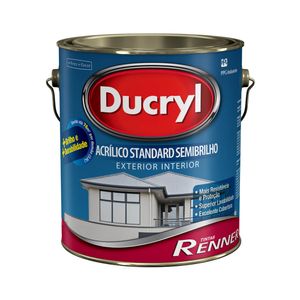Tinta Ducryl Acrílico Semibrilho Palha Galão 3,6L 7412 Renner