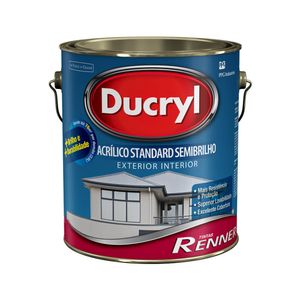 Tinta Ducryl Acrílico Semibrilho Areia Galão 3,6L 7470 Renner