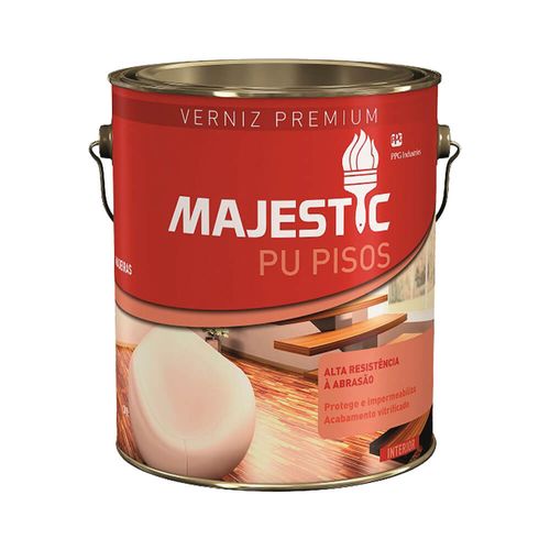 Verniz Majestic PU Piso Brilhante Galão 3,6L 6830 Renner