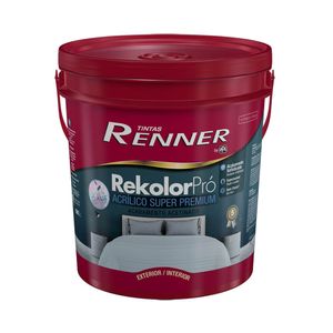Tinta Rekolor Pró Acrílico Acetinado Branco Balde 18L 1501 Renner
