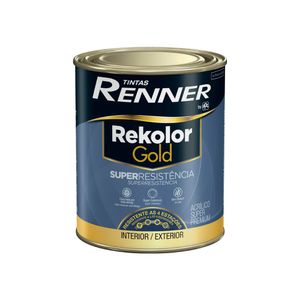 Tinta Rekolor Gold Acrílico Semibrilho Branco/Base Litro 800ml RV3600 Renner