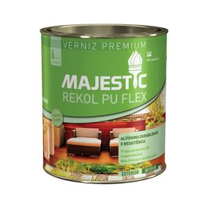 Verniz Majestic Rekol PU Flex Canela Brilhante Litro 900ml 6801 Renner