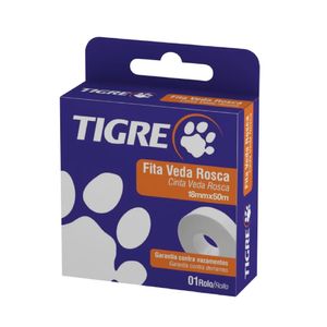 Fita Veda Rosca 18mm x 50m Branco 54501951 Tigre