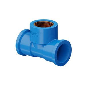 Tê 90° Soldável e Roscável com Bucha Latão 20mm x 1/2" 35288350 Tigre