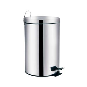 Lixeira Ágata 12L Inox 8223 Mor