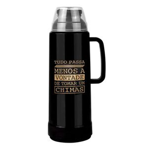 Garrafa térmica Use Farroupilha 1L Preto 9634 Mor