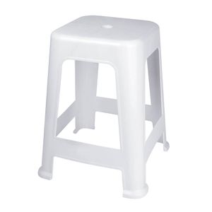 Banqueta Plástica Bela Vista Branca 15151111 Mor