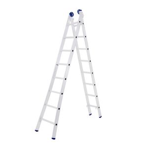 Escada Extensiva Alumínio 2 x 8 degraus Abre/Estica até 4,21m 5204 Mor