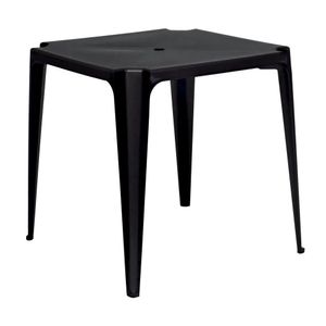 Mesa Plástica Preta 15151003 Mor