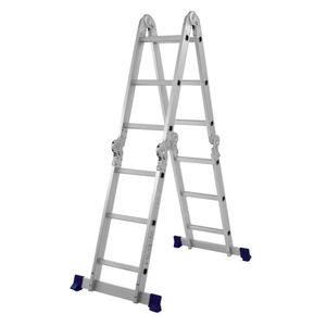 Escada Multifuncional Alumínio 4x3 12 degraus 5221 Mor