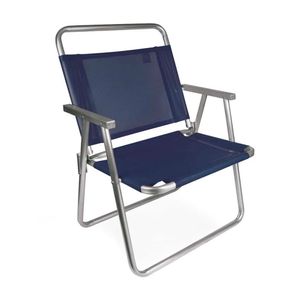 Cadeira Oversize Alumínio Azul Marinho 2132 Mor