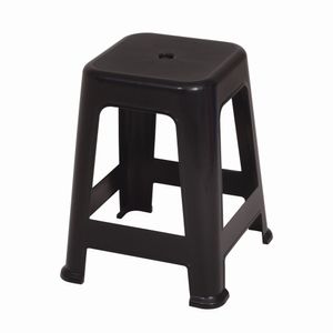 Banqueta Plástica Bela Vista Preta 15151129 Mor