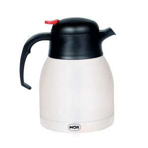 Bule Térmico com Gatilho Trendy 1,2L Inox Branco Antigo 25105252 Mor