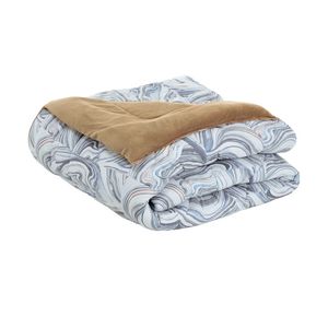 Edredom Queen Blend Malha Ilussion Bege 4409.0 Altenburg