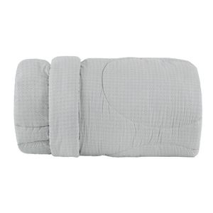Edredom Solteiro Toque Acetinado Play Gris 4610.7 Altenburg