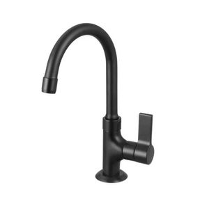 Torneira Lavatório Bancada Atria 1190 C 36 Preto Matte 26809.0.49 Meber