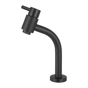 Torneira Lavatório Bancada Minimal Classic 1202 77 BA Preto Matte 25321.49 Meber