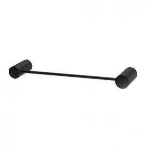 Toalheiro Linear Atria 507 C 36 Preto Matte 25820.4.49 Meber