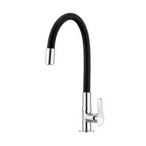 Torneira Bancada Bica Flexível Preto 1177 B27 Lorenzetti