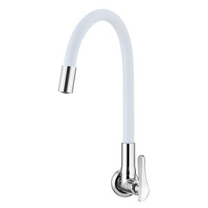 Torneira Cozinha Parede Flexível Branco 1178 W27 Lorenzetti