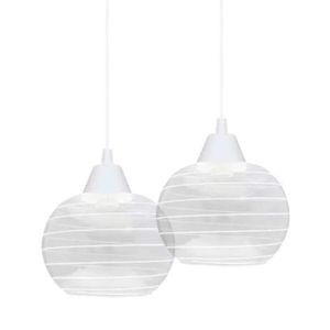 Luminária Pendente 2 Lâmpadas Transparente TD640/2 Taschibra